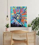 Painting by numbers color Statue of Liberty 2-piece shipping from DE